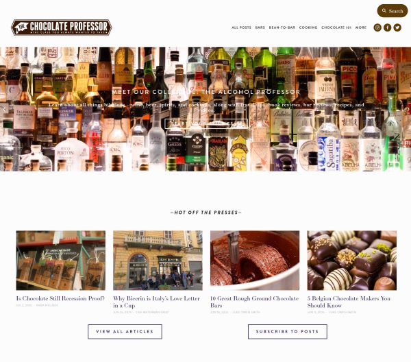 Lire la suite à propos de l’article J&rsquo;ai été citée dans un article du prestigieux site « The Chocolate professor »